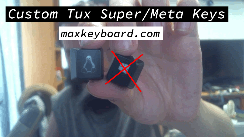 Custom Tux Super Keys from maxkeyboard.com