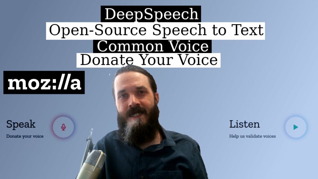 DeepSpeech | Speech to Text | Common Voice | Donate Your Voice