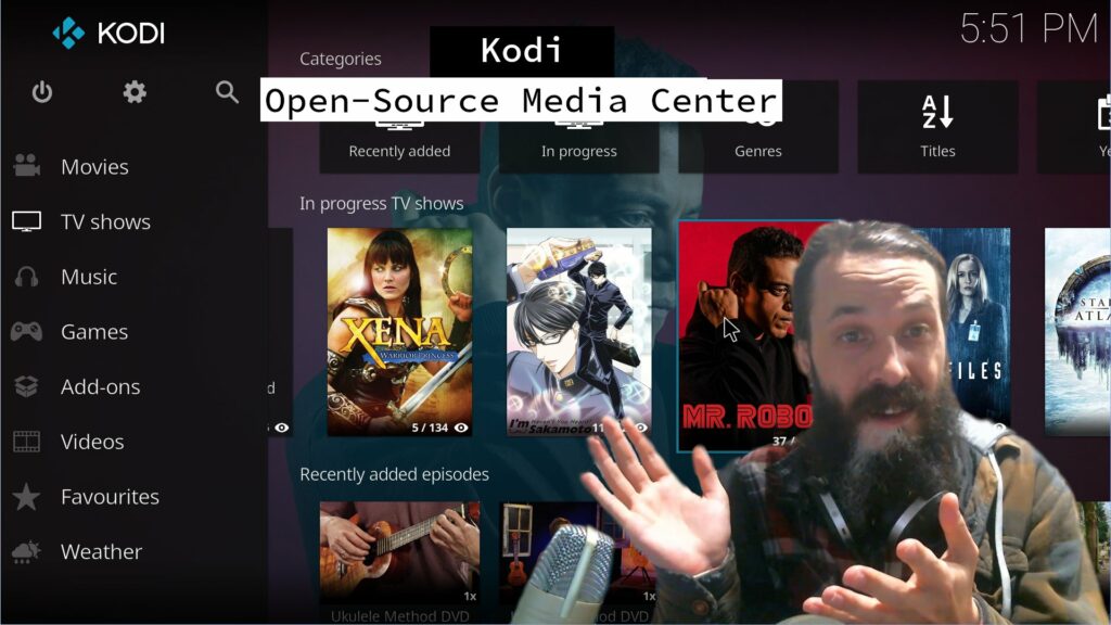 Kodi Media Center and Steamlink