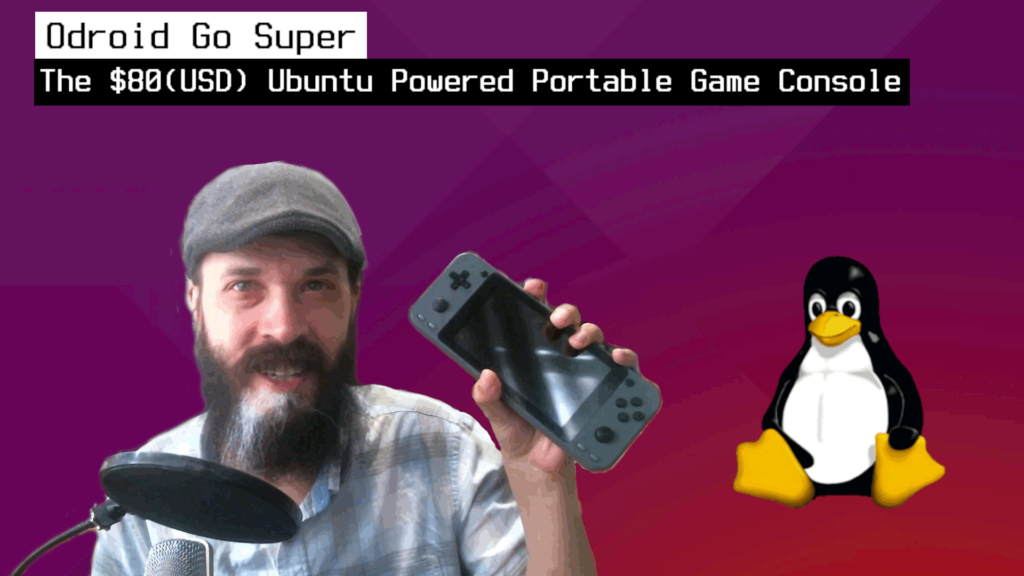 Odroid Go Super – 80USD Ubuntu Powered Handheld Game Console