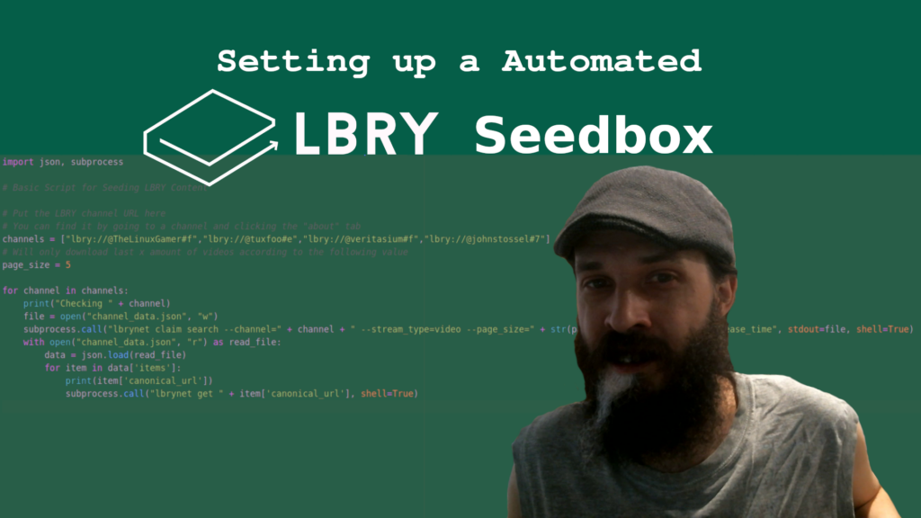 Setting up a Automated LBRY Seedbox